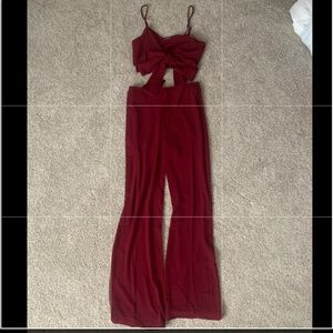 Red/Crimson two piece set